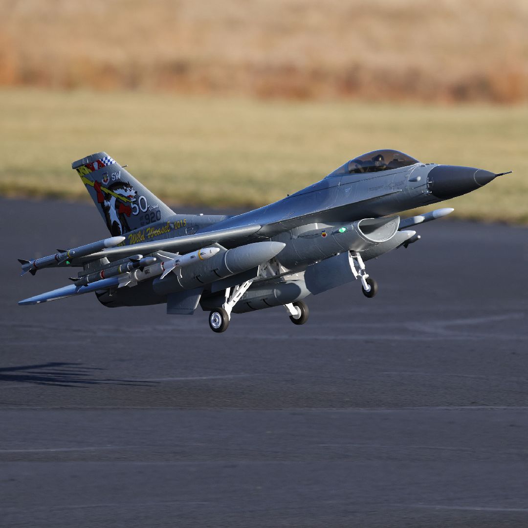 E-Flite F-16 Falcon 80mm EDF with Smart BNF-B and SAFE Select – image 2