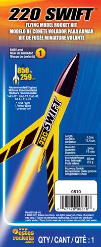 Estes Rockets 220 Swift (English Only) - Intermediate thumbnail 2