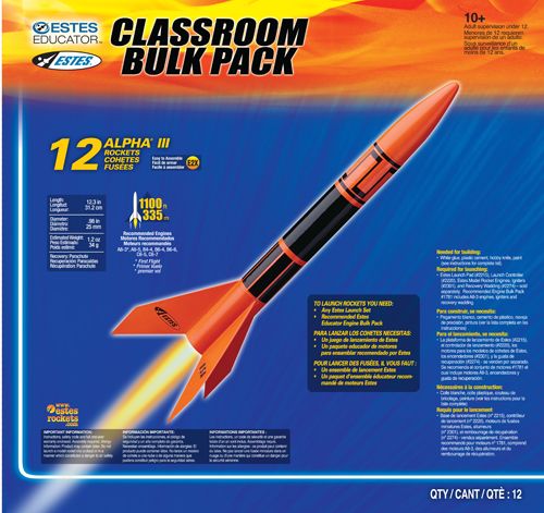 Estes Rockets Alpha III (12 pk) (English Only) - Beginner thumbnail 5