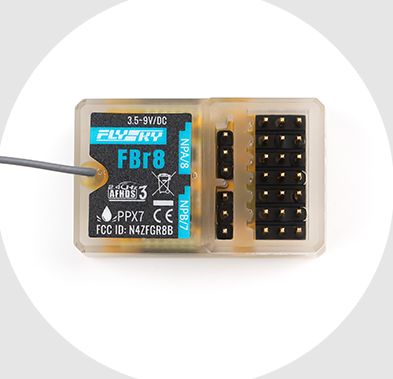 Flysky FBr8 2.4GHz 8 Channel Receiver (Waterproof)