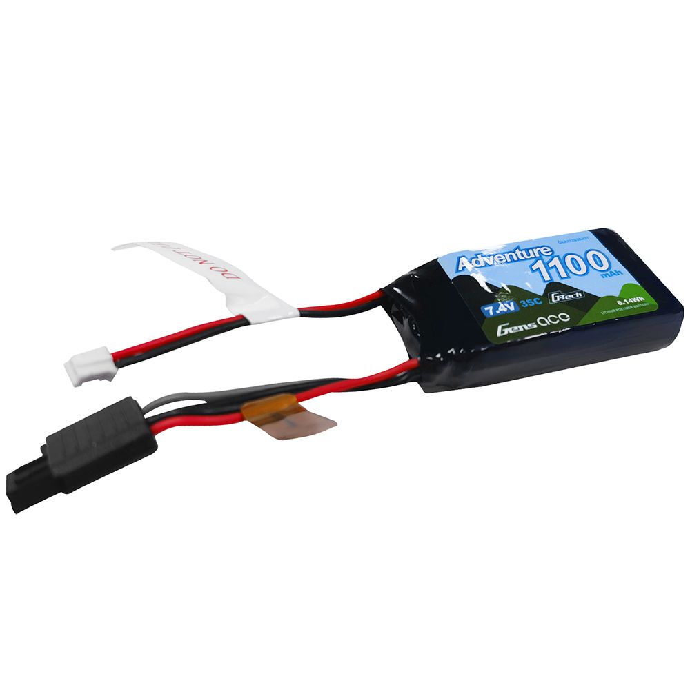 Gens Ace G-Tech Adventure 1100mAh 2S1P 7.4V 35C Lipo w/JST-PHR – image 2