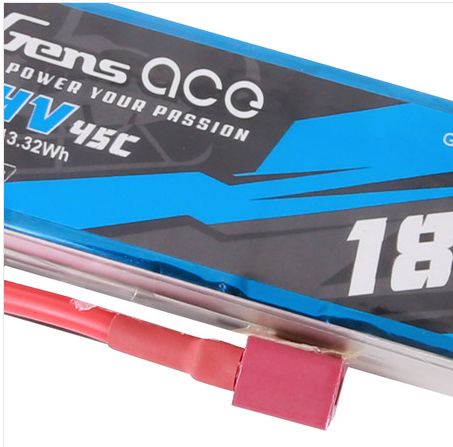 Gens Ace G-Tech 1800mAh 2S 7.4V 45C LiPo Deans Plug – image 3