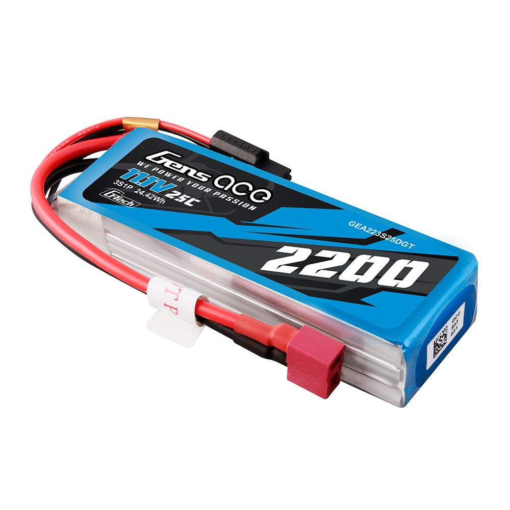 Gens Ace G-Tech 2200mAh 3S 11.1V 25C Lipo With Deans Plug – image 5