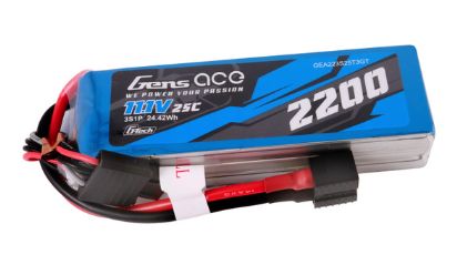 Gens Ace G-Tech 2200mAh 3S 11.1V 25C LiPo Universal Plug thumbnail 1