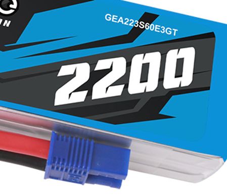 Gens Ace G-Tech 2200mAh 3S 11.1V 60C LiPo EC3 Plug – image 3