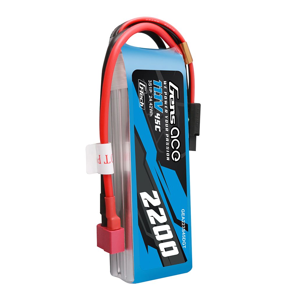Gens Ace G-Tech 2200mAh 4S1P 14.8V 45C Lipo With Deans Plug – image 3