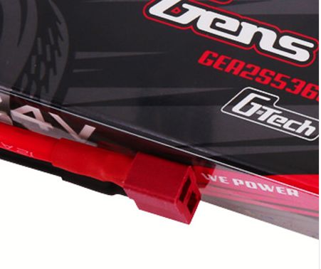 Gens Ace G-Tech 5300mAh 2S1P 7.4V 60C Hardcase LiPo w/Deans Plug – image 3