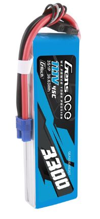 Gens Ace G-Tech 3300mAh 3S 11.1V 45C LiPo EC3 Plug – image 3