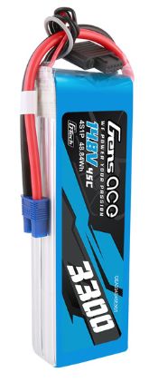 Gens Ace G-Tech 3300mAh 4S 14.8V 45C LiPo EC3 Plug thumbnail 2