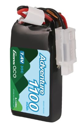 Gens Ace Adventure 1100mAh 7.4V 35C LiPo Battery w/JST-PHR Plug thumbnail 3