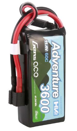 Gens Ace G-Tech 3600mAh 3S 11.4V 60C LiPo Deans & XT60 Adapter – image 2