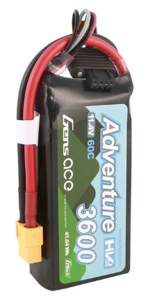 Gens Ace G-Tech 3600mAh 3S 11.4V 60C LiPo XT60 Plug – image 2