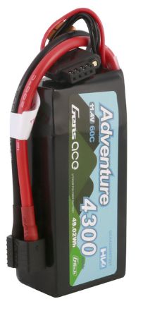 Gens Ace G-Tech 4300mAh 3S 11.4V 60C LiPo Deans & XT60 Adapter – image 3