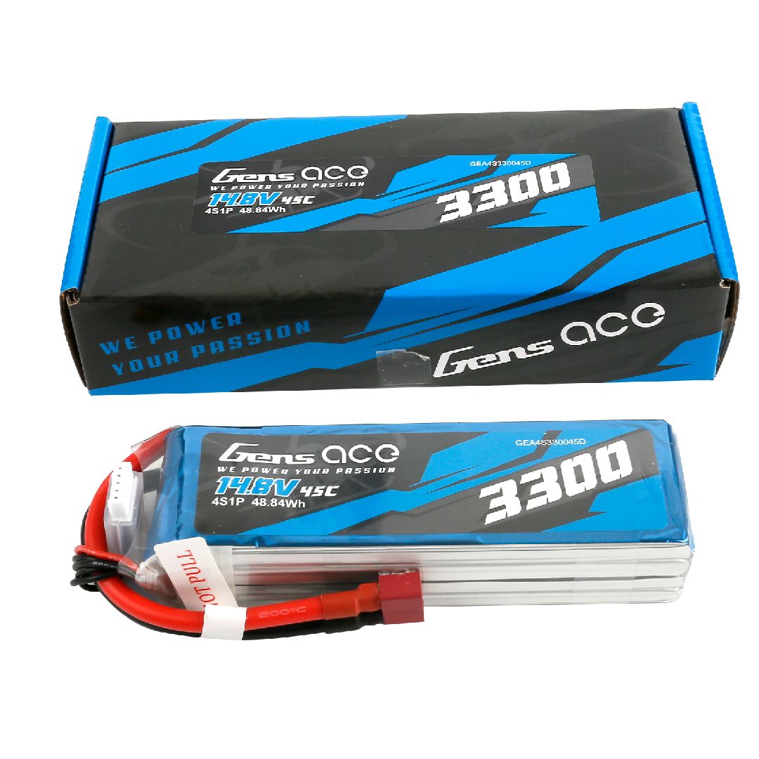 Gens Ace 3300mAh 11.1V 50C 3S1P LiPo Battery Pack with XT60 Plug – image 4