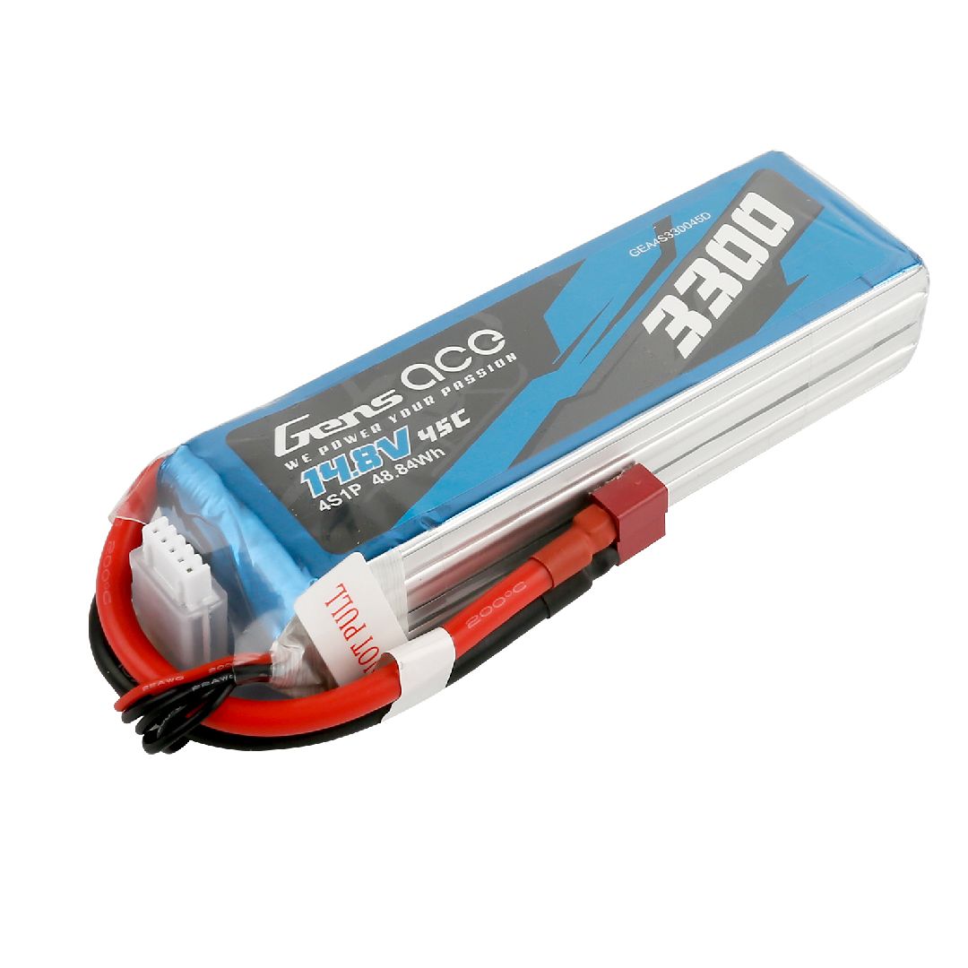 Gens Ace 3300mAh 11.1V 50C 3S1P LiPo Battery Pack with XT60 Plug – image 3