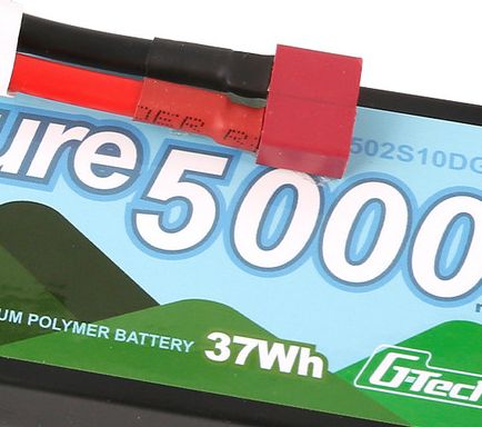 Gens Ace 5000mAh 2S1P 7.4V 100C LiPo Deans Plug – image 2