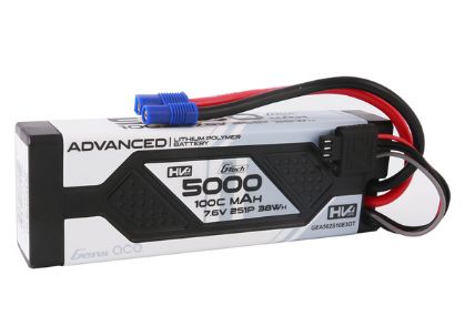 Gens Ace G-Tech 5000mAh 2S 7.6V 100C LiPo EC3 Plug – image 4