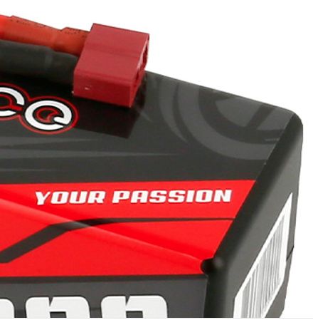 Gens Ace 5300mAh 4 S 14.8V 50C LiPo Deans Plug Hard Case – image 3