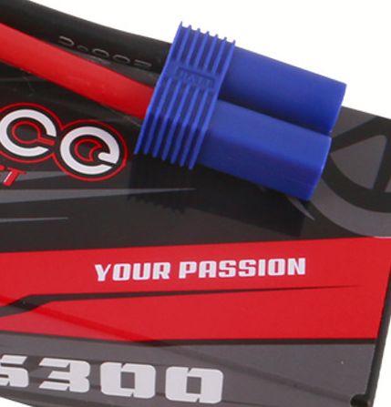 Gens Ace G-Tech 5300mAh 2S 7.4V 60C LiPo EC5 Plug – image 2