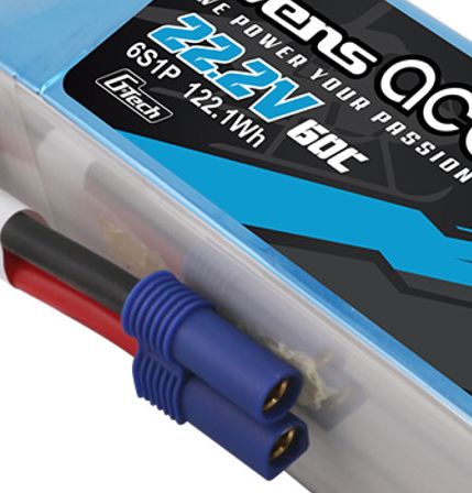 Gens Ace G-Tech 5500mAh 6S 22.2V 60C LiPo EC5 Plug – image 3