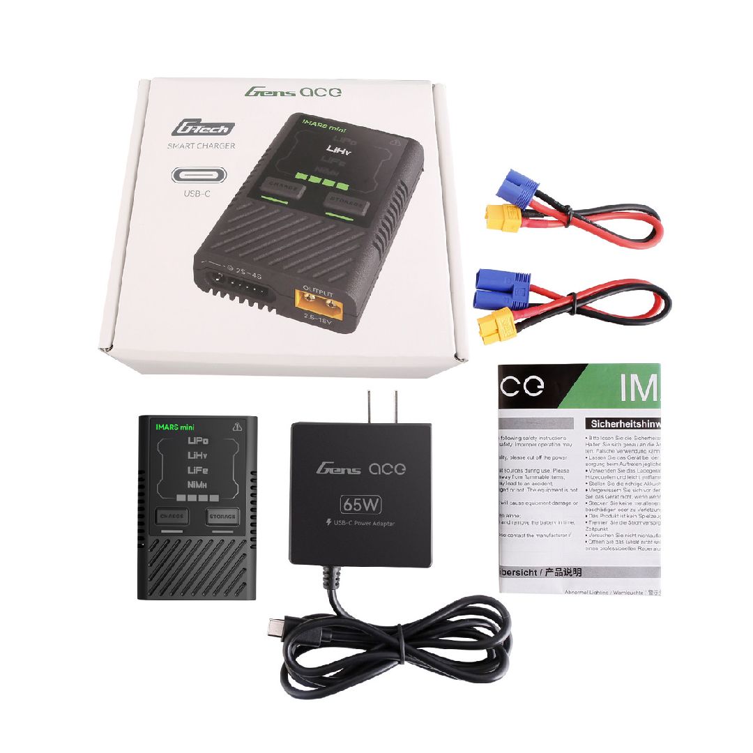 Gens Ace IMARS Mini G-Tech USB-C 2-4S 60W RC Battery Charger – image 4