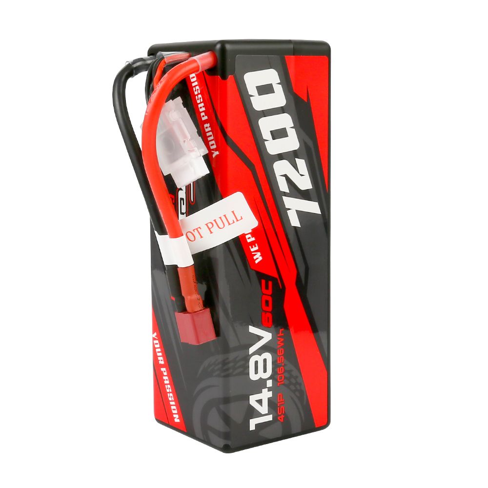 Gens Ace 4S 7200mAh 60C Hard Case LiPo Battery - Deans Plug – image 2
