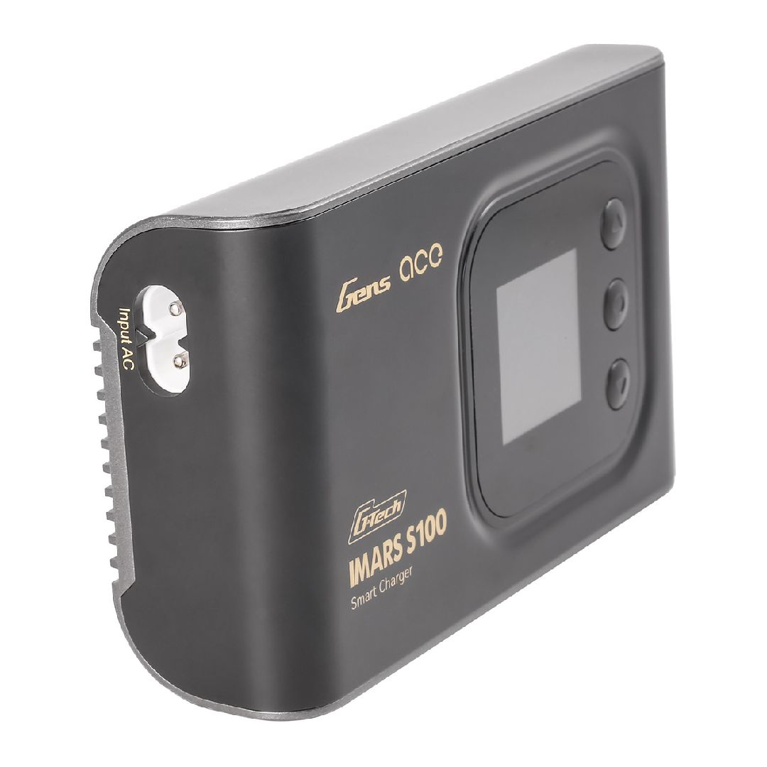Gens Ace IMARS S100 G-Tech AC/DC 10A x 1 Battery Charger- Black – image 3