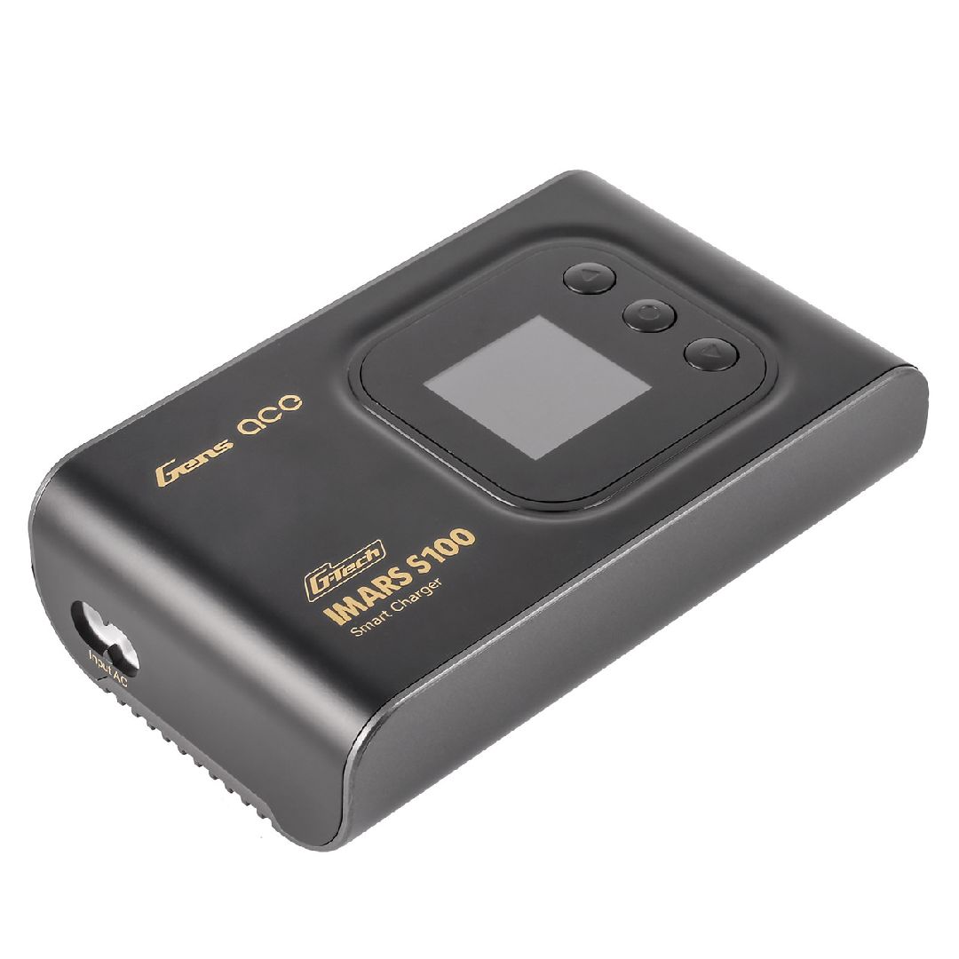 Gens Ace IMARS S100 G-Tech AC/DC 10A x 1 Battery Charger- Black – image 6