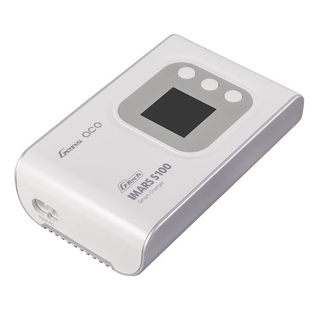 Gens Ace IMARS S100 G-Tech AC/DC 10A x 1 Battery Charger-  White – image 2