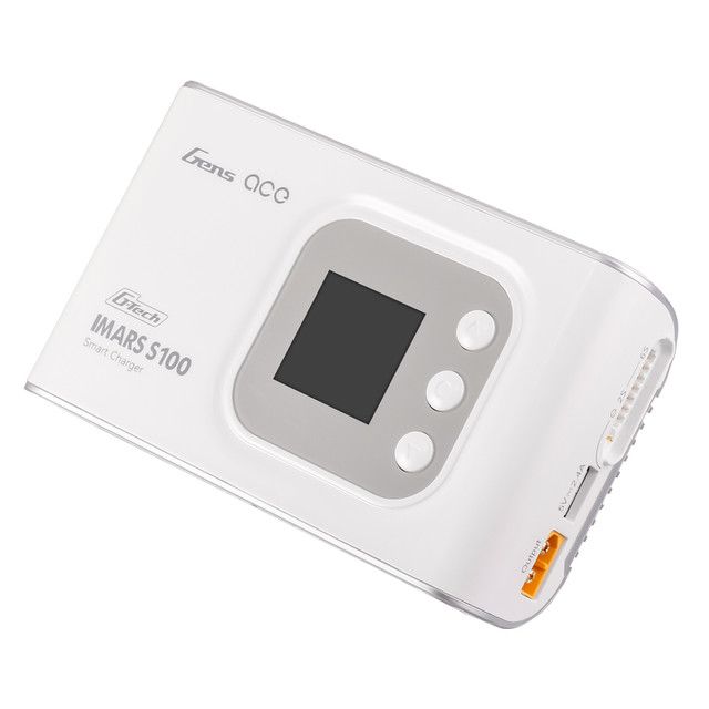 Gens Ace IMARS S100 G-Tech AC/DC 10A x 1 Battery Charger-  White – image 4