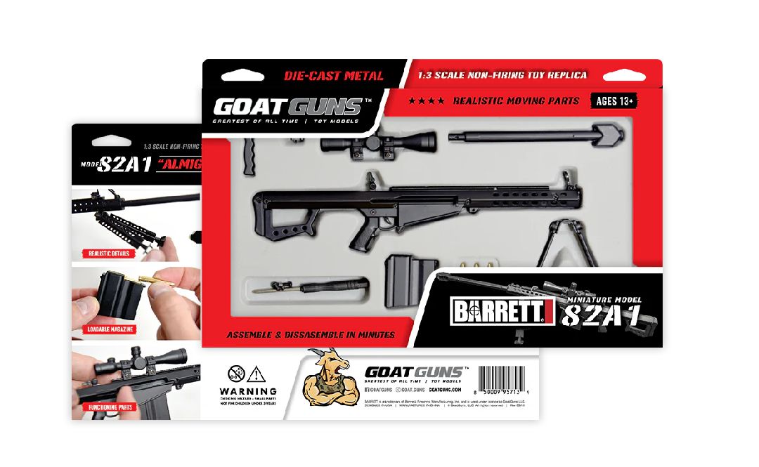 GoatGuns BARRETT 82A1 .50 cal Metal Diecast Kit - Black – image 2