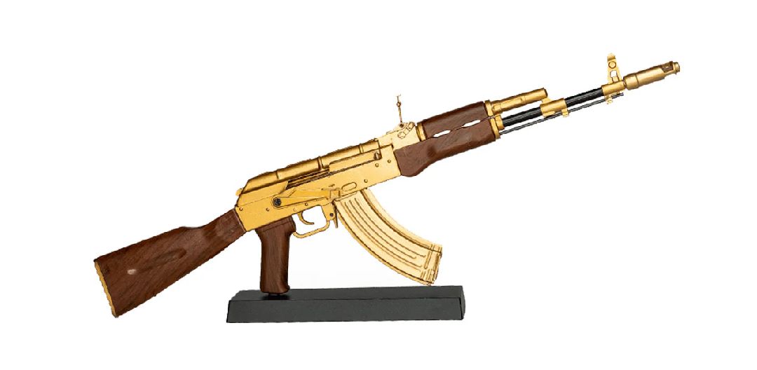 GoatGuns AK47 Metal Diecast Model Assembly Kit - Wood thumbnail 1