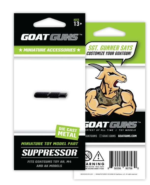 GoatGuns Suppressor for AR15 model. 2" in length – image 2