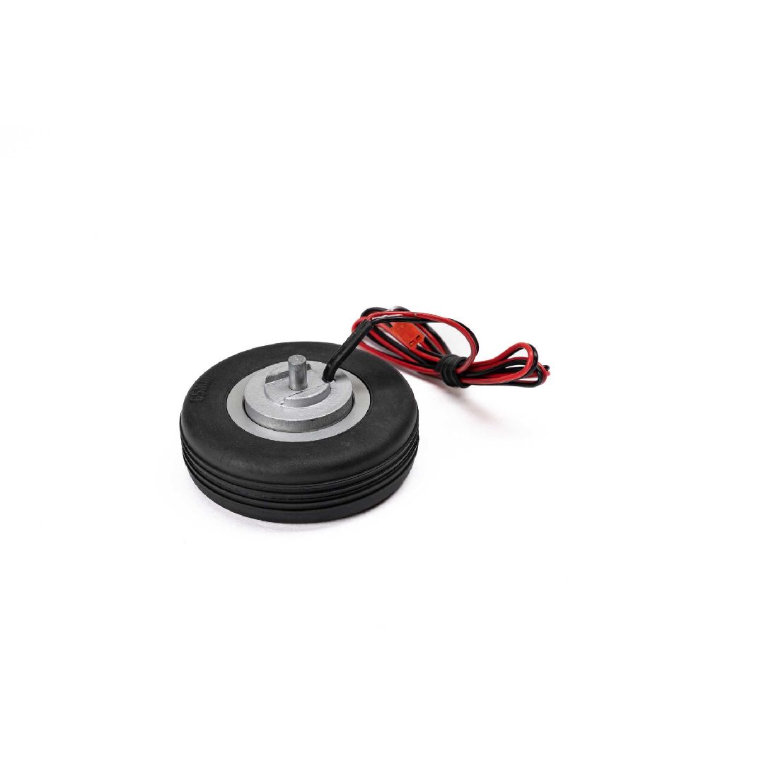 Hanger 9 Main Wheel w/ Brake; 65mm (1): Aermacchi MB-339 60-85N – image 2