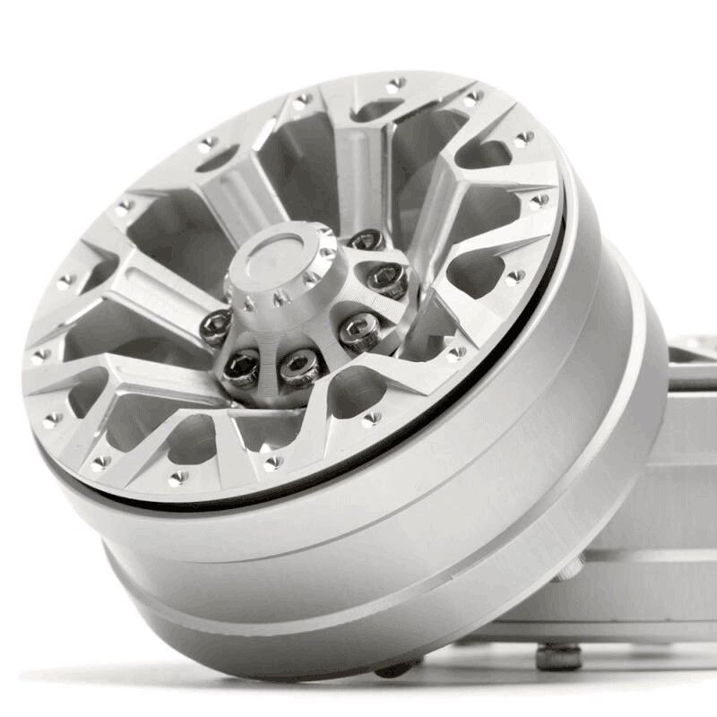 Hobby Details 1.9" Aluminum Wheels - Y Style (4)(Silver) – image 4