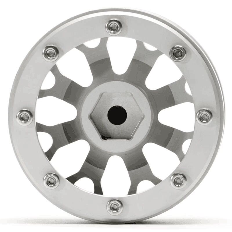 Hobby Details 1.9" Aluminum Wheels - Y Style (4)(Silver) – image 2