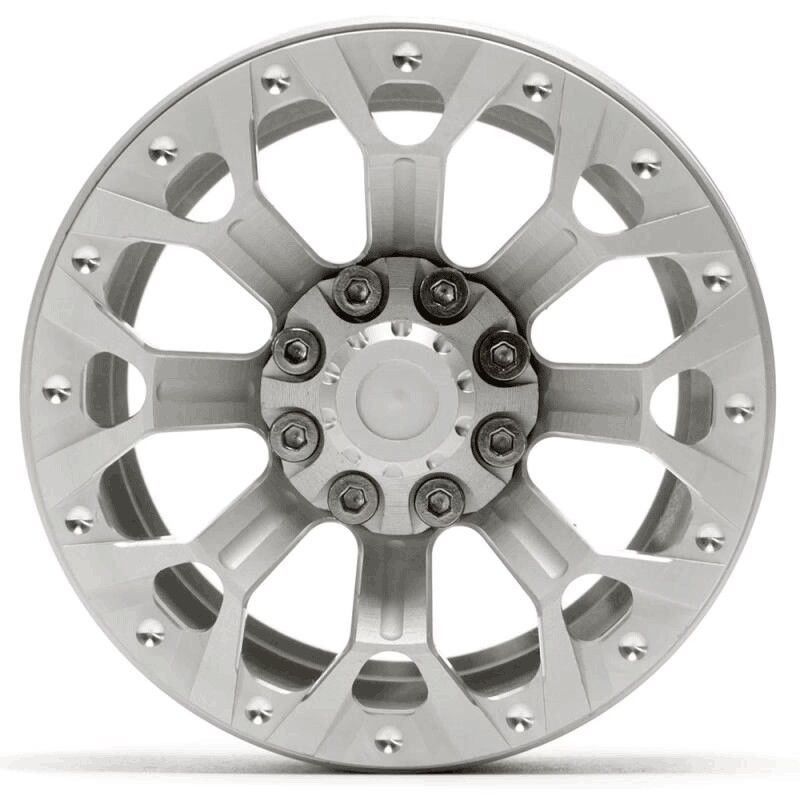 Hobby Details 1.9" Aluminum Wheels - Y Style (4)(Silver) – image 3
