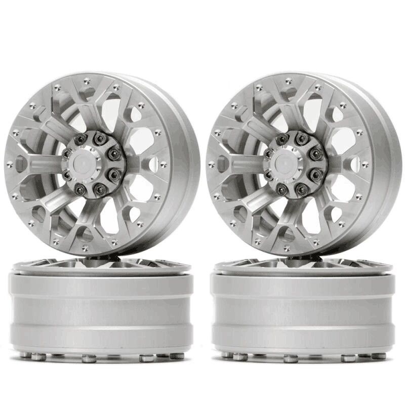 Hobby Details 1.9" Aluminum Wheels - Y Style (4)(Silver) – image 8