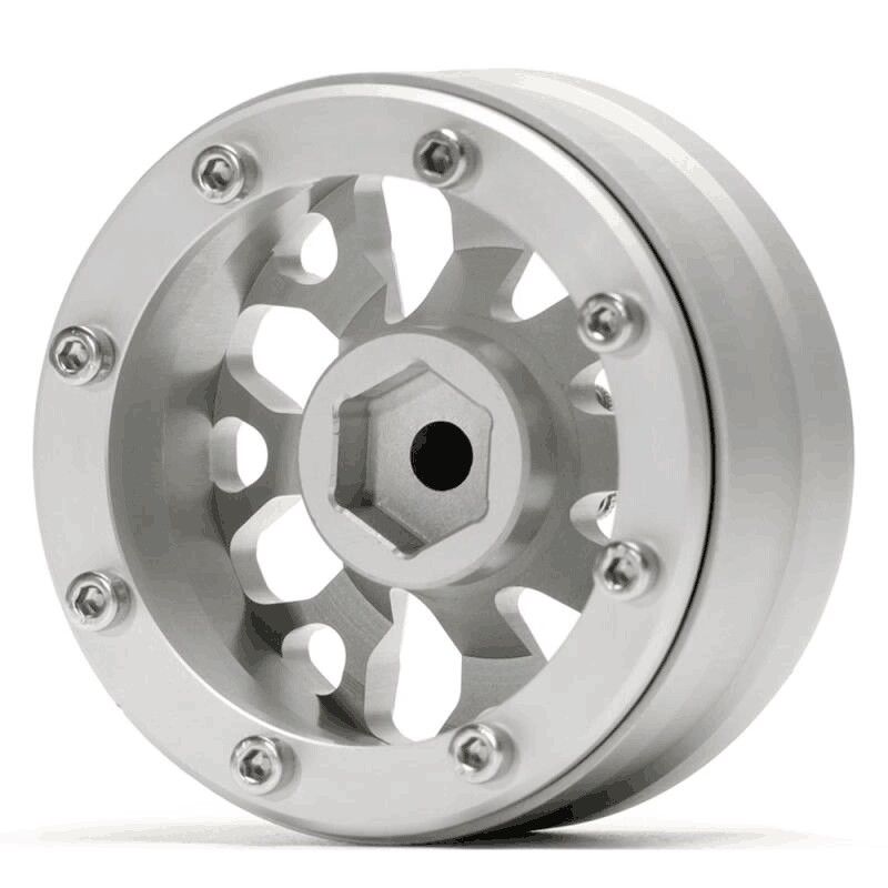 Hobby Details 1.9" Aluminum Wheels - Y Style (4)(Silver) – image 7