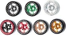 Hobby Details 1.9" Aluminum Wheels - 5 Stars (4)(Red Rings) – image 2
