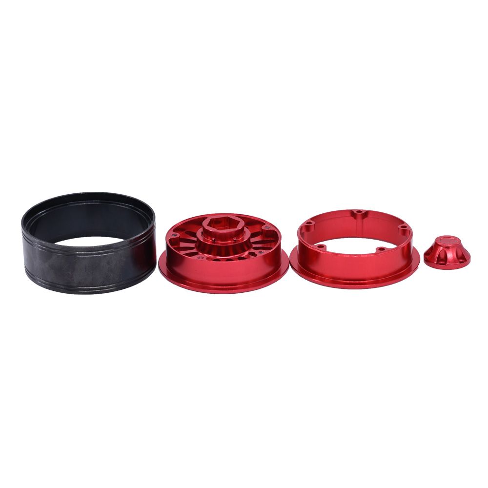 Hobby Details 1.9" Aluminum Wheels - Flower Red (4) – image 2