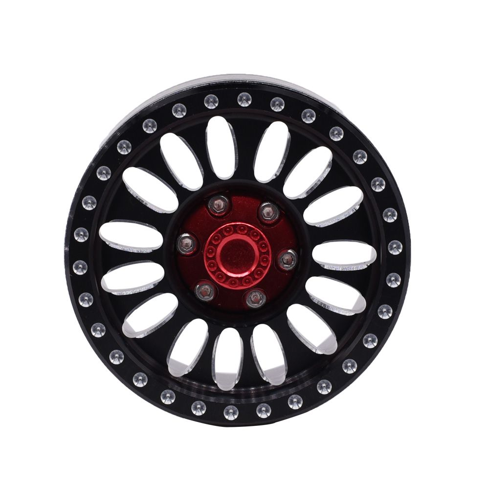 Hobby Details 1.9" Aluminum Wheels - Flower Black (4) – image 8
