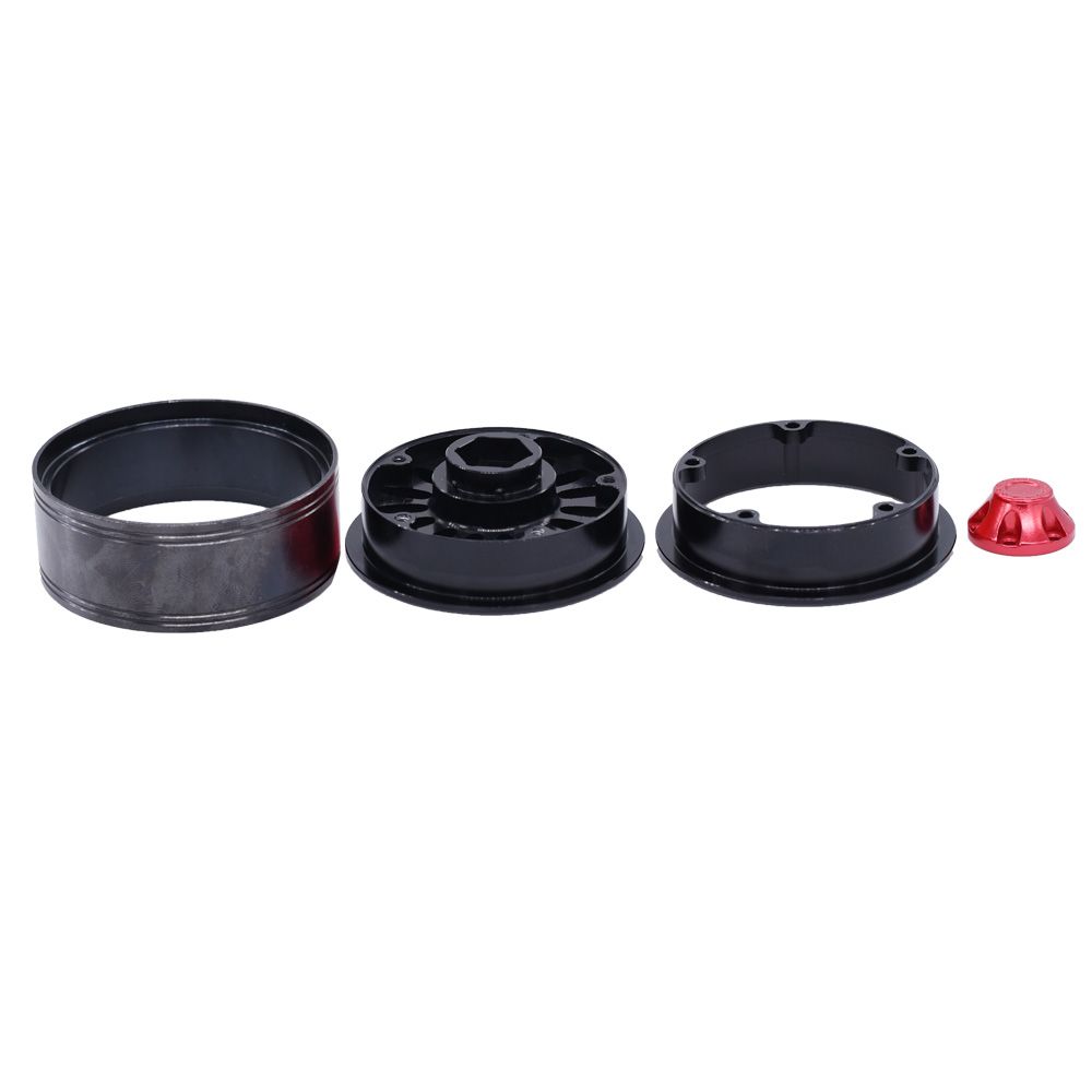 Hobby Details 1.9" Aluminum Wheels - Flower Black (4) – image 6