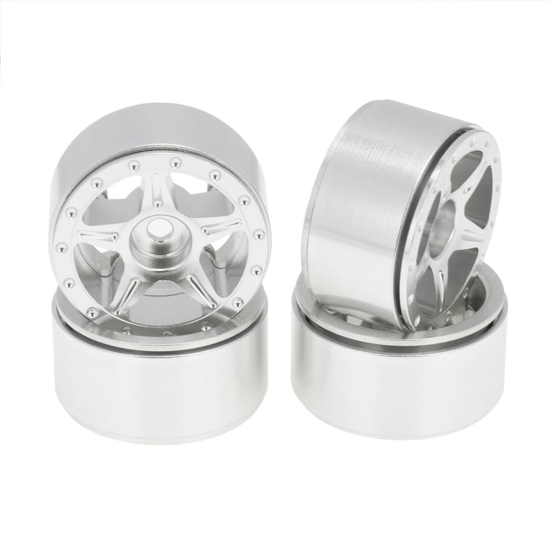 Hobby Details 1.0" CNC Aluminum Starfish-Pro Beadlock Wheels (4) – image 4