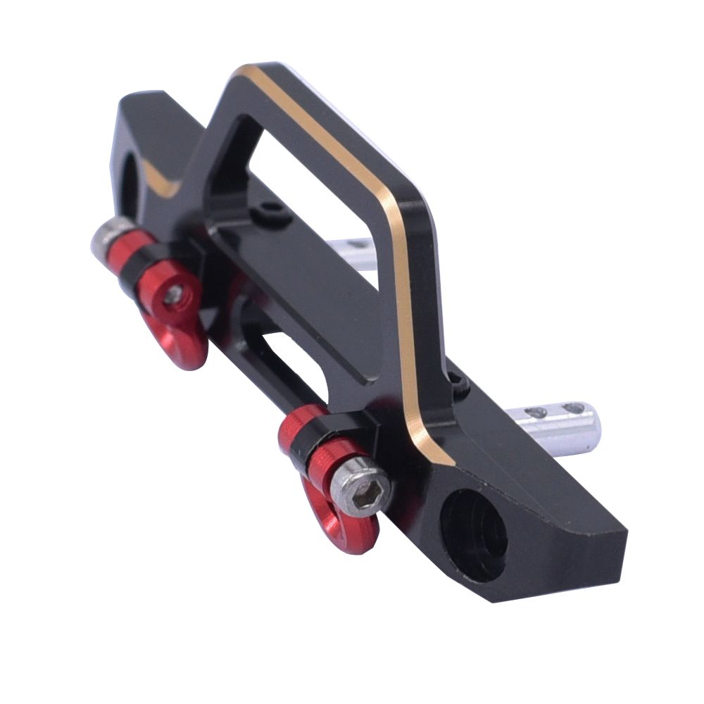 Hobby Details Aluminum Front Bumper for Axial SCX24 (Black/Gold) thumbnail 2