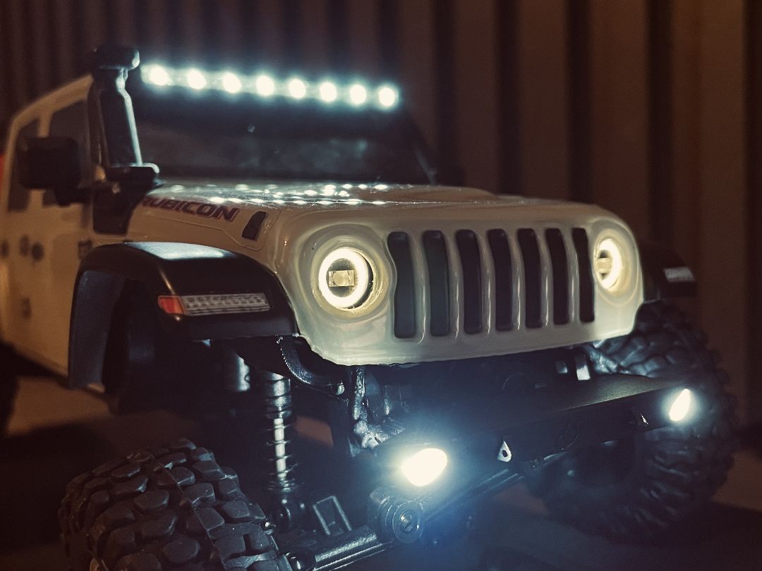 Hobby Details Axial SCX24 Jeep/SCX24 JT Gladiator LED Light Bar – image 4