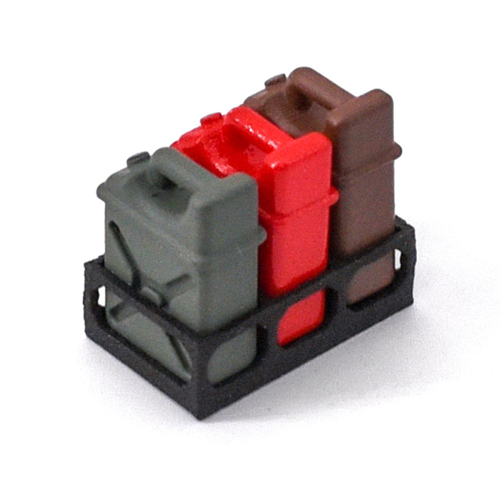 Hobby Details Plastic Mini Oil Tanks with carriage Base – image 2