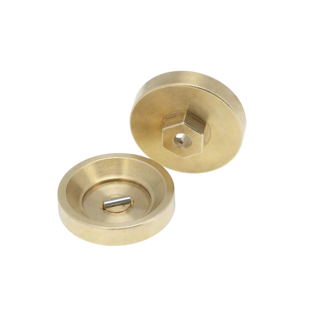 Hobby Details Axial SCX24 Brass 4mm Wheel Hex Weight (4) thumbnail 2
