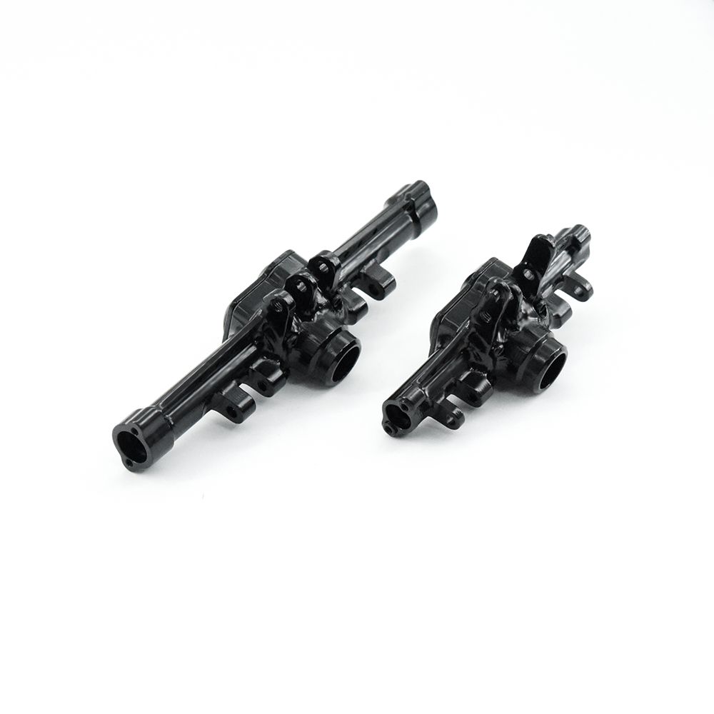 Hobby Details Traxxas 1/18 TRX-4M AL Fr & Rr Axle Set-Black (2) – image 2