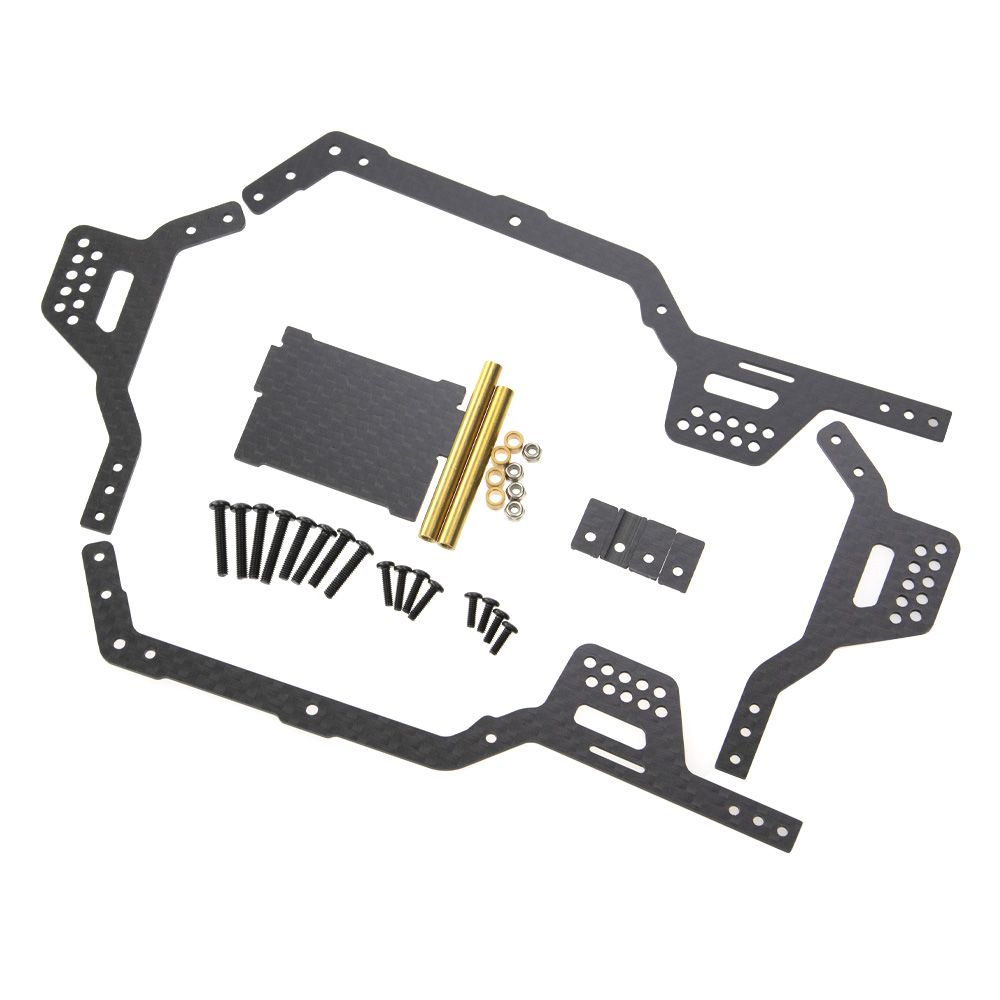 Hobby Details 1/18 TRX4M LCG Carbon Fiber Chassis Kit Frame – image 3